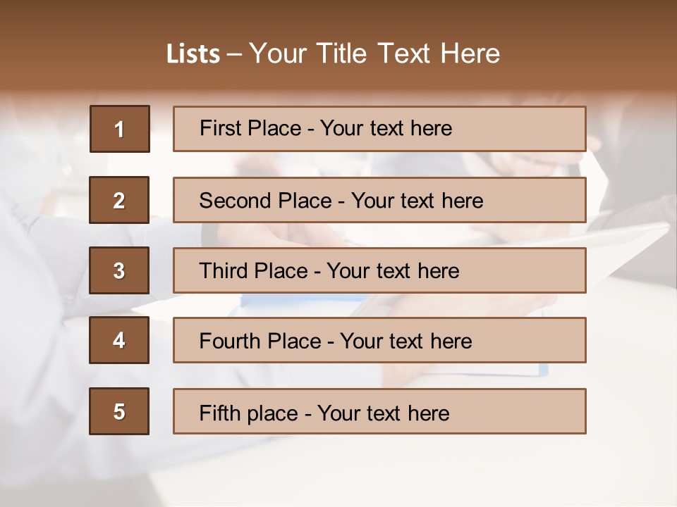 Technology Office Man PowerPoint Template
