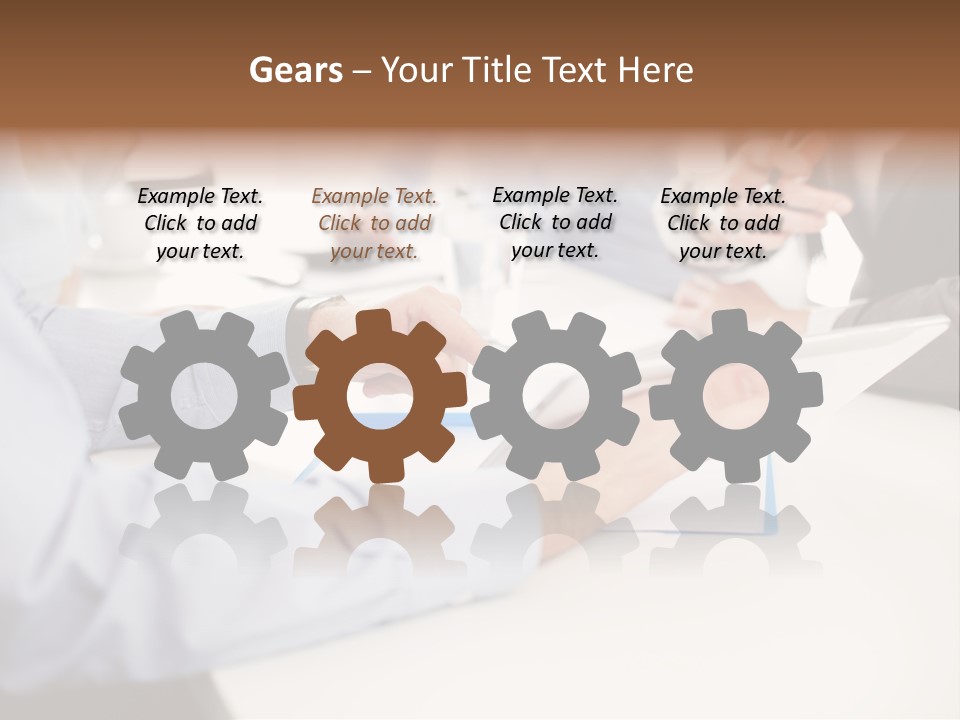 Technology Office Man PowerPoint Template