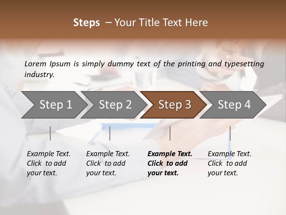 Technology Office Man PowerPoint Template