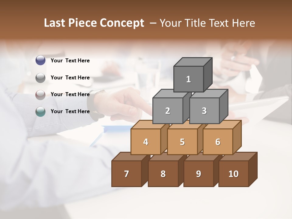 Technology Office Man PowerPoint Template