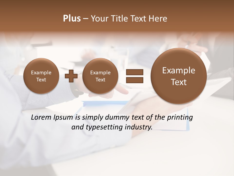 Technology Office Man PowerPoint Template