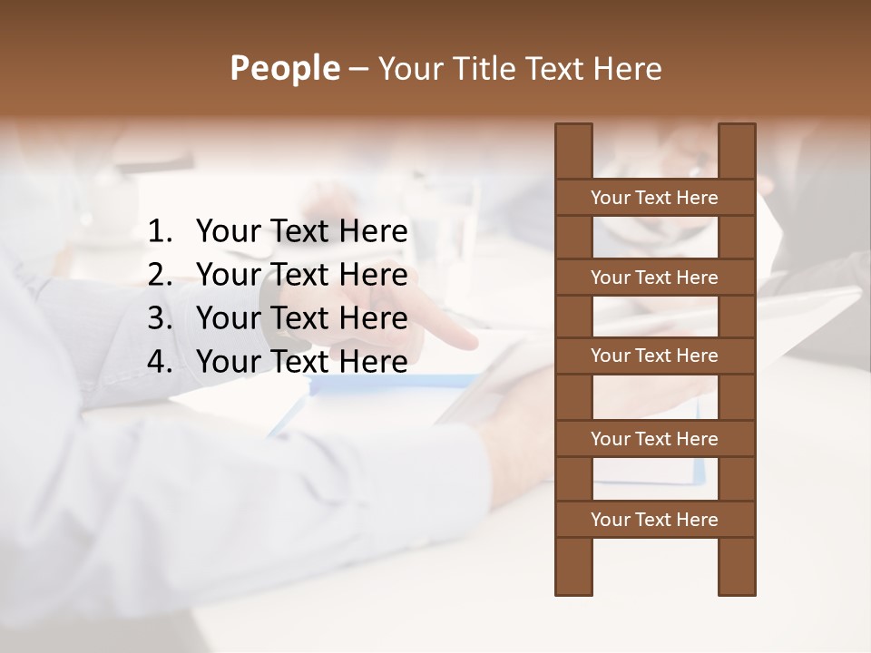 Technology Office Man PowerPoint Template