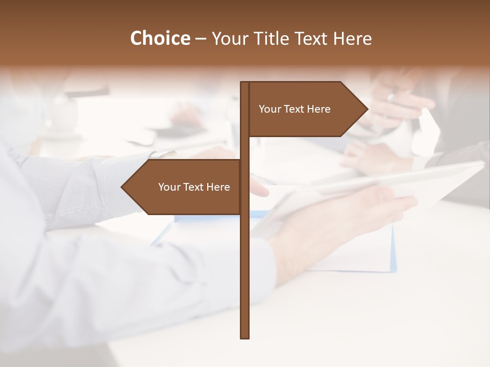 Technology Office Man PowerPoint Template