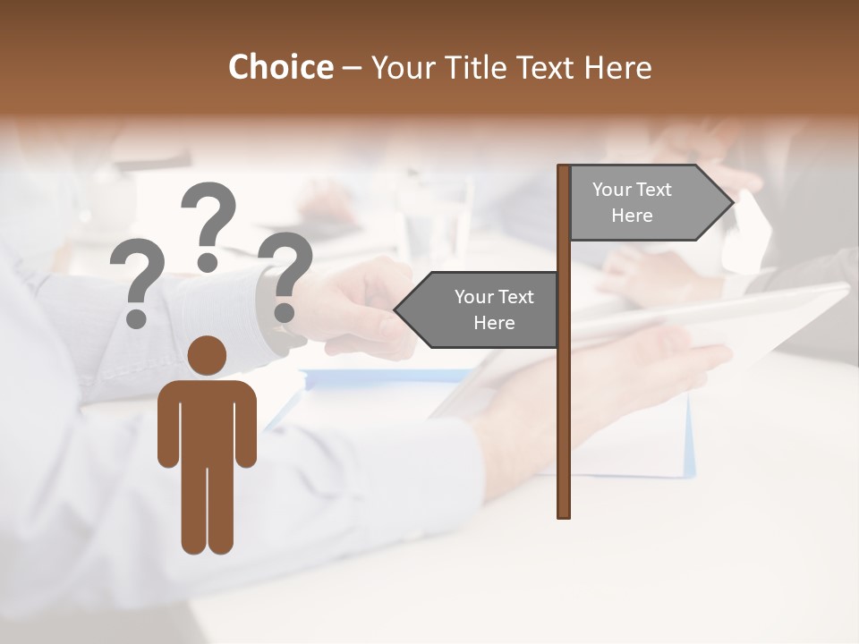 Technology Office Man PowerPoint Template