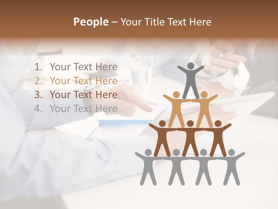 Technology Office Man PowerPoint Template