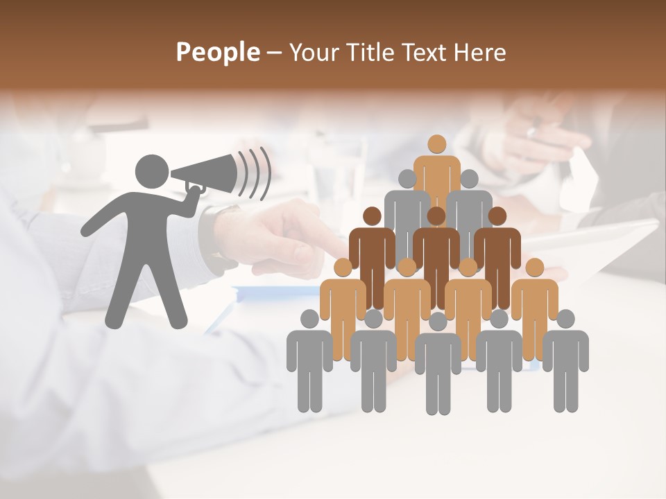 Technology Office Man PowerPoint Template