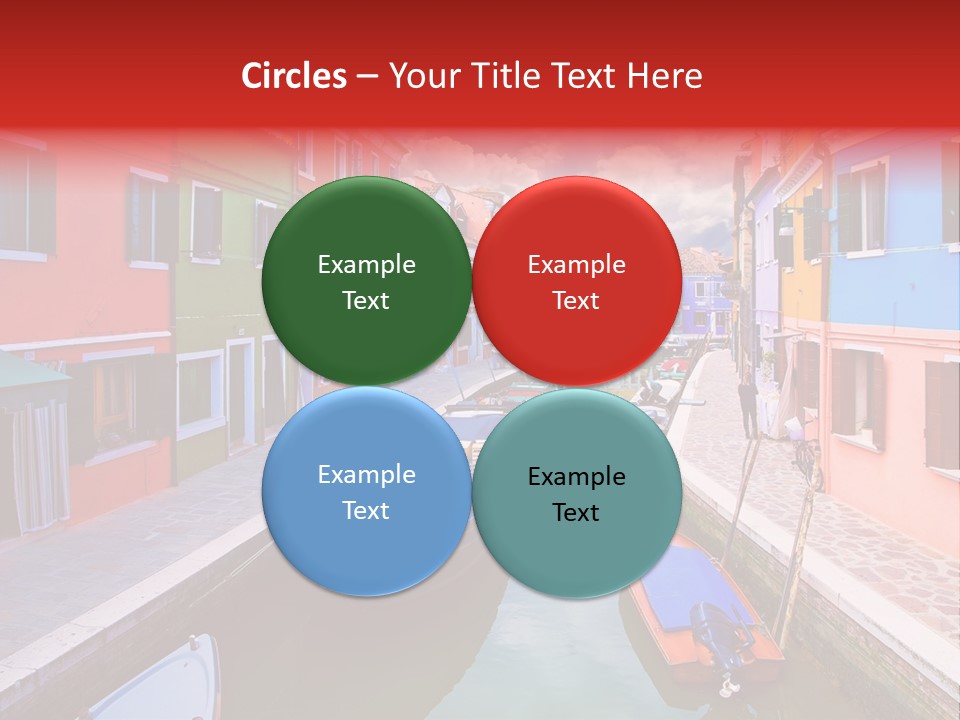Building Cityscape Reflection PowerPoint Template