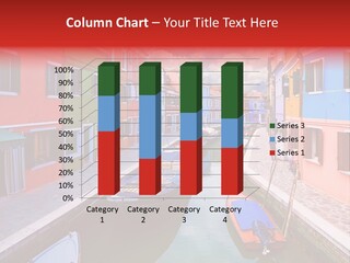 Building Cityscape Reflection PowerPoint Template