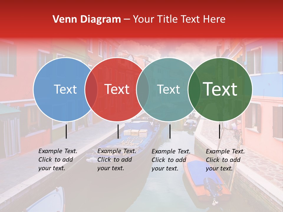 Building Cityscape Reflection PowerPoint Template
