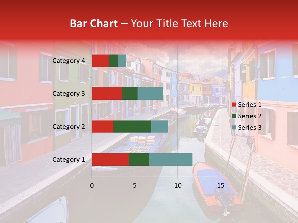 Building Cityscape Reflection PowerPoint Template