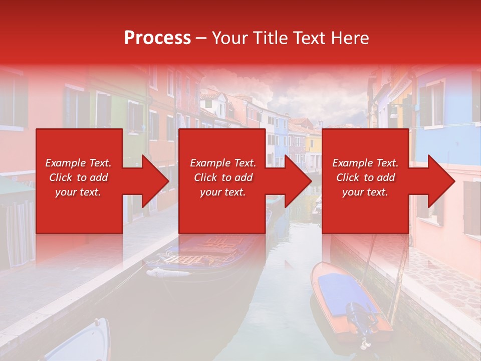 Building Cityscape Reflection PowerPoint Template