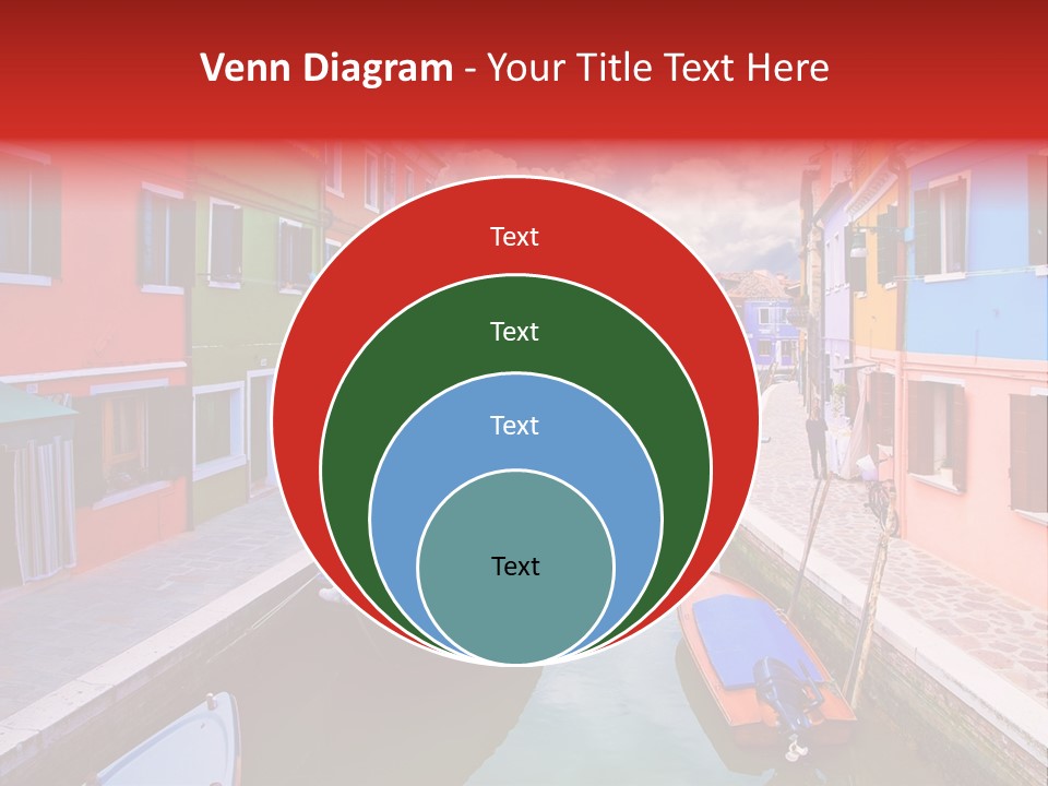 Building Cityscape Reflection PowerPoint Template