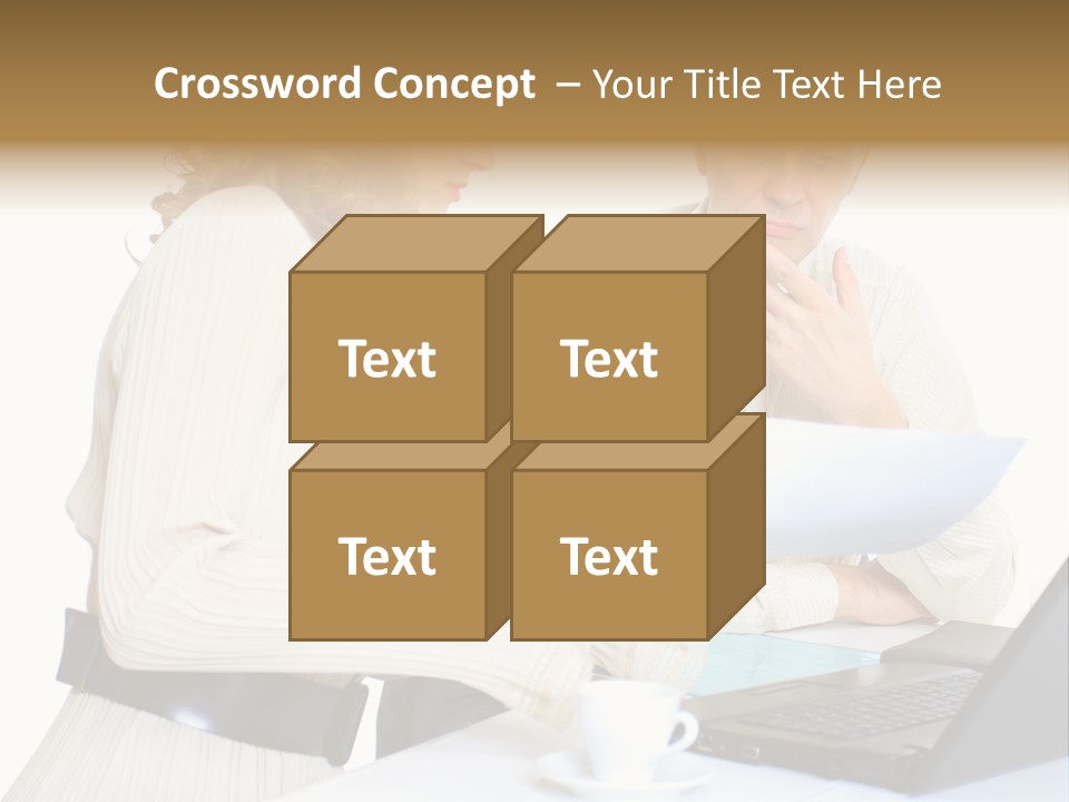 Alone Standing White PowerPoint Template