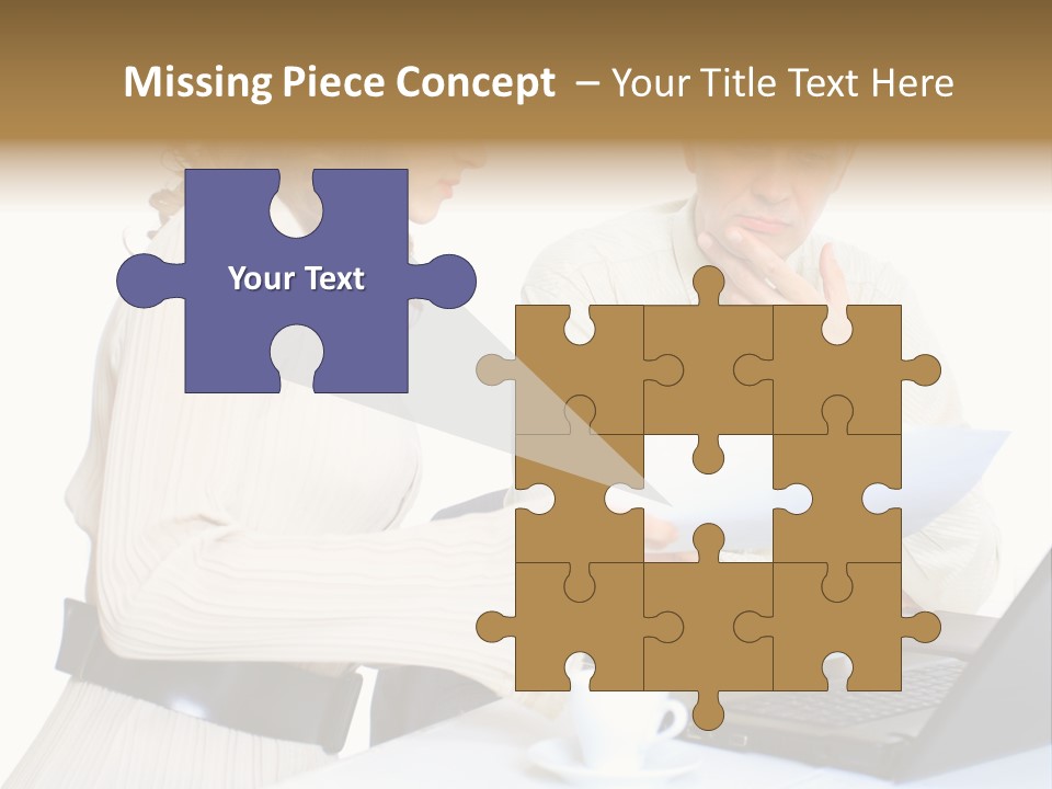 Alone Standing White PowerPoint Template