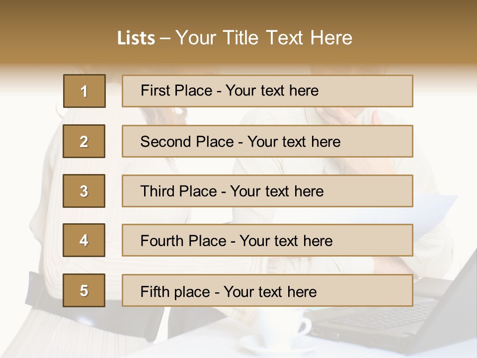 Alone Standing White PowerPoint Template