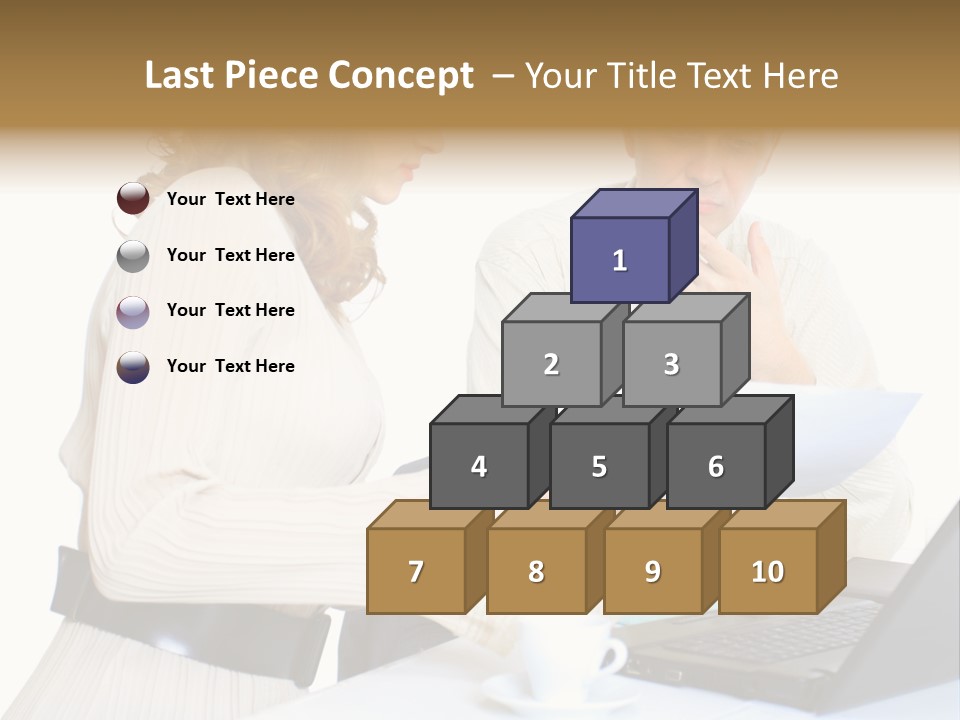 Alone Standing White PowerPoint Template