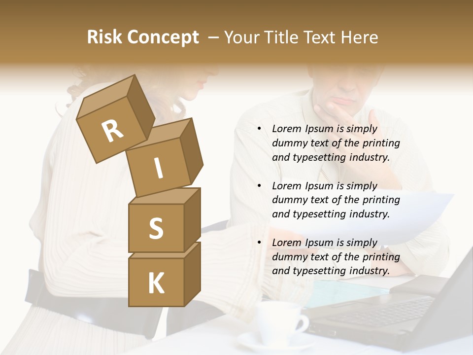 Alone Standing White PowerPoint Template