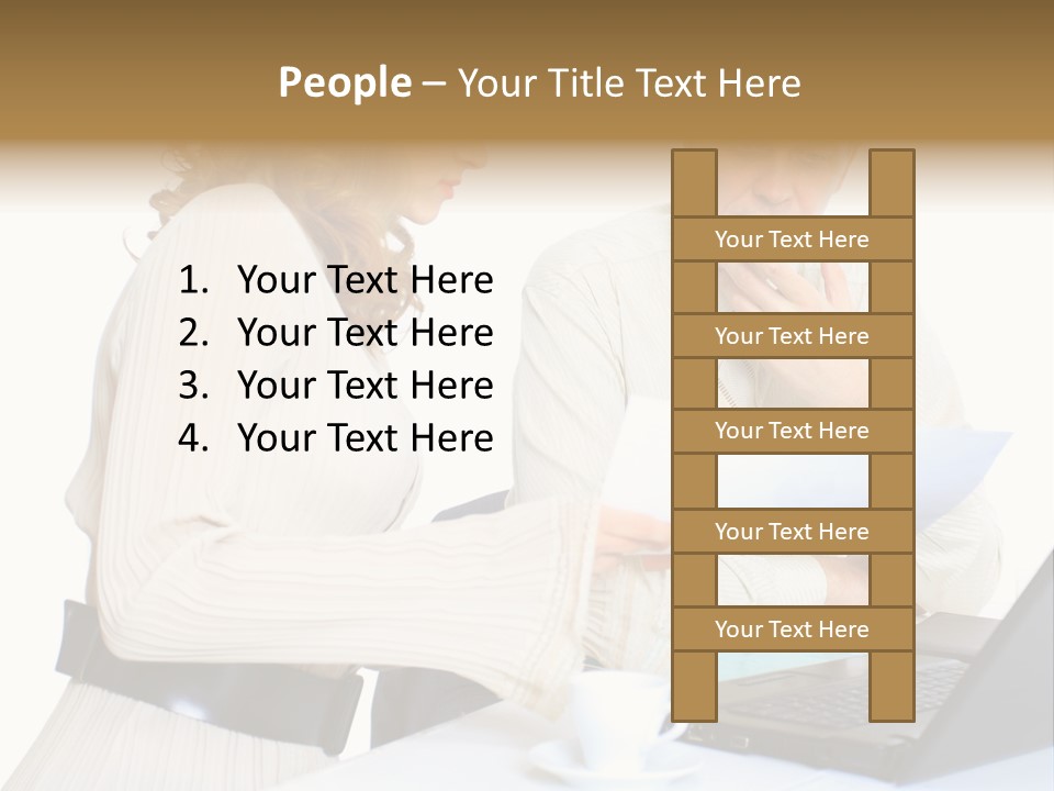 Alone Standing White PowerPoint Template