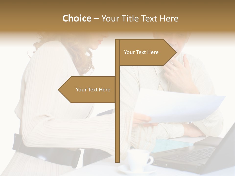 Alone Standing White PowerPoint Template