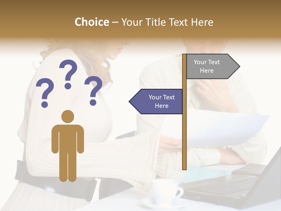 Alone Standing White PowerPoint Template