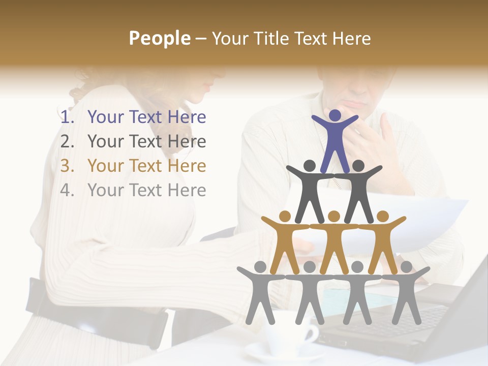 Alone Standing White PowerPoint Template