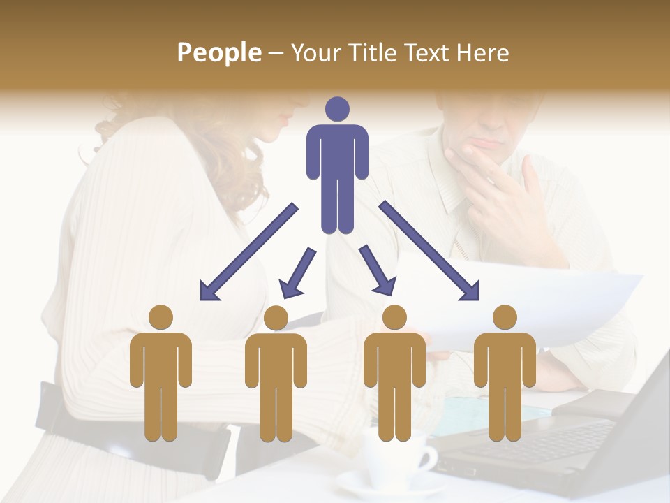 Alone Standing White PowerPoint Template