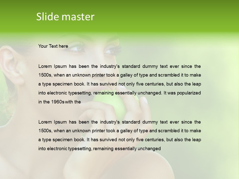 Beauty Life Nature PowerPoint Template