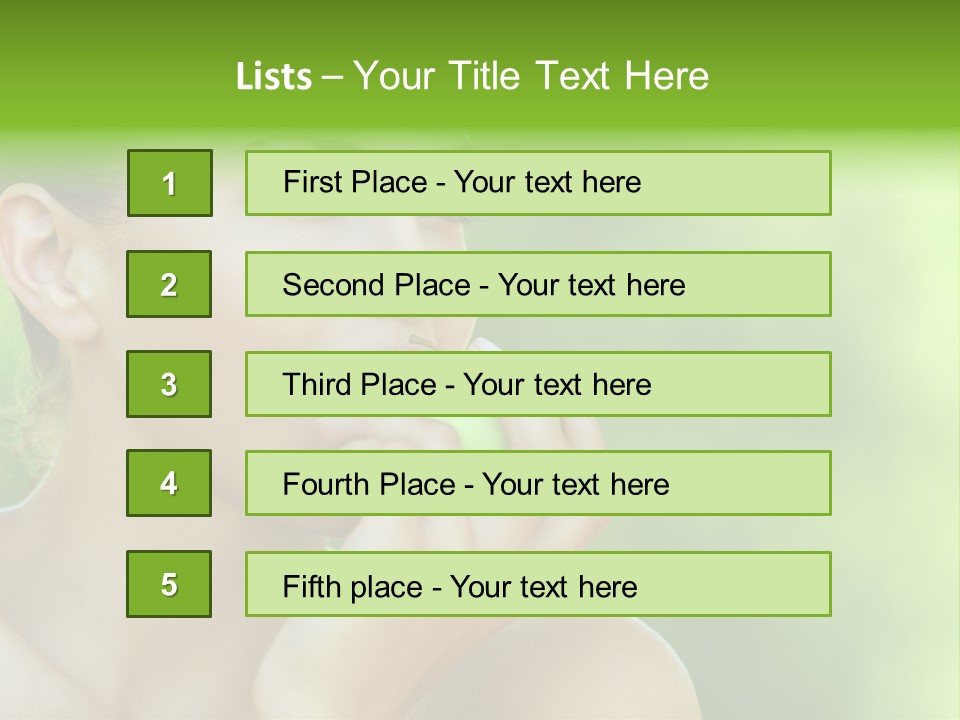 Beauty Life Nature PowerPoint Template