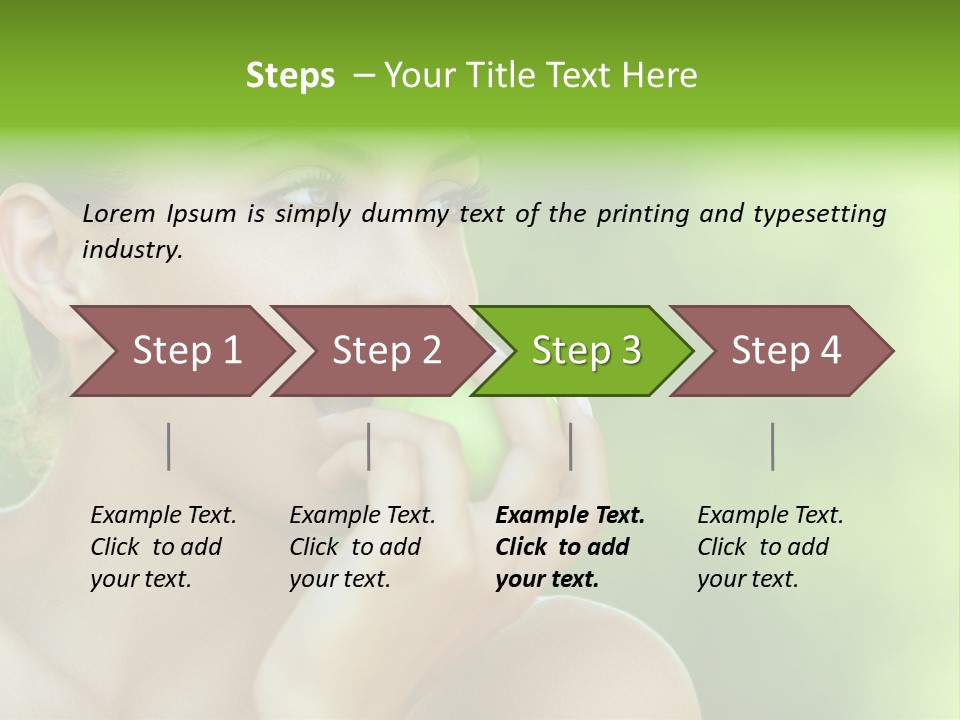 Beauty Life Nature PowerPoint Template