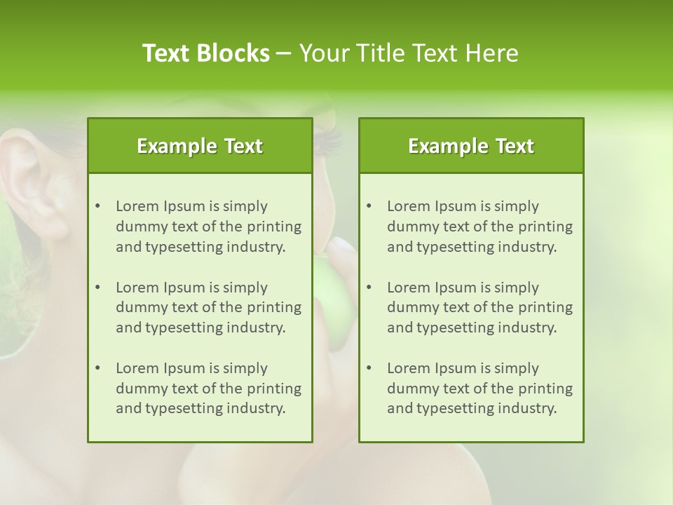 Beauty Life Nature PowerPoint Template