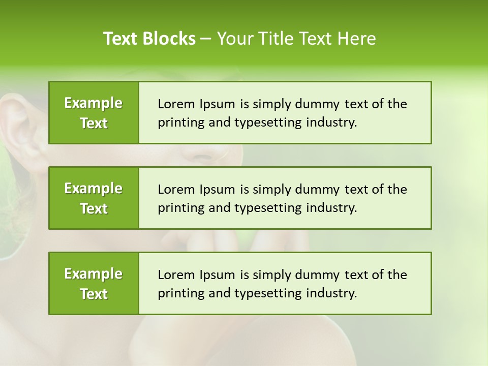 Beauty Life Nature PowerPoint Template
