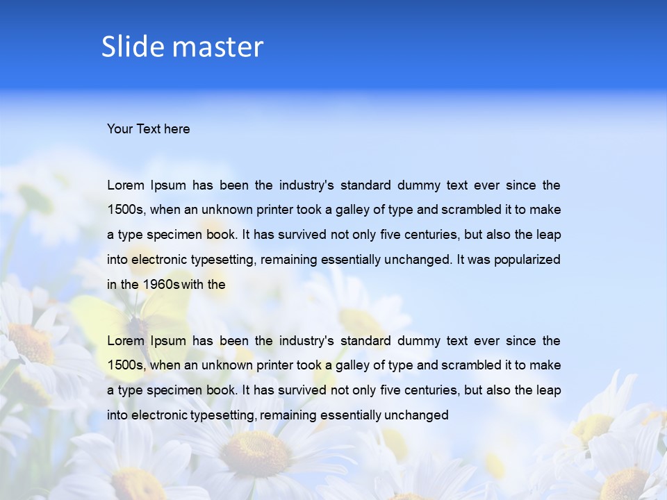 Space Texture Abstract PowerPoint Template