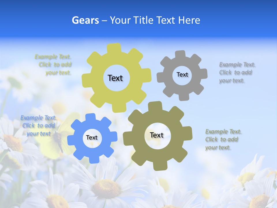 Space Texture Abstract PowerPoint Template