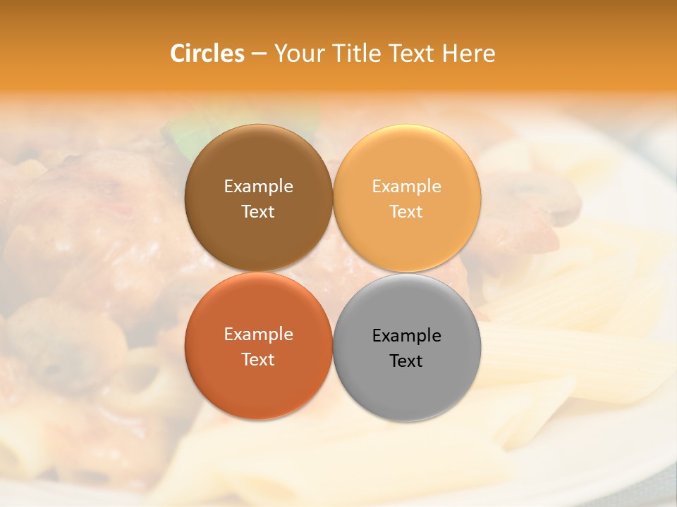 Pasta Restaurant Nobody PowerPoint Template