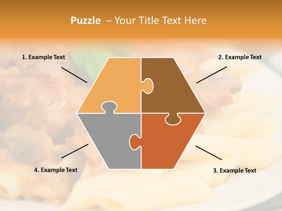 Pasta Restaurant Nobody PowerPoint Template