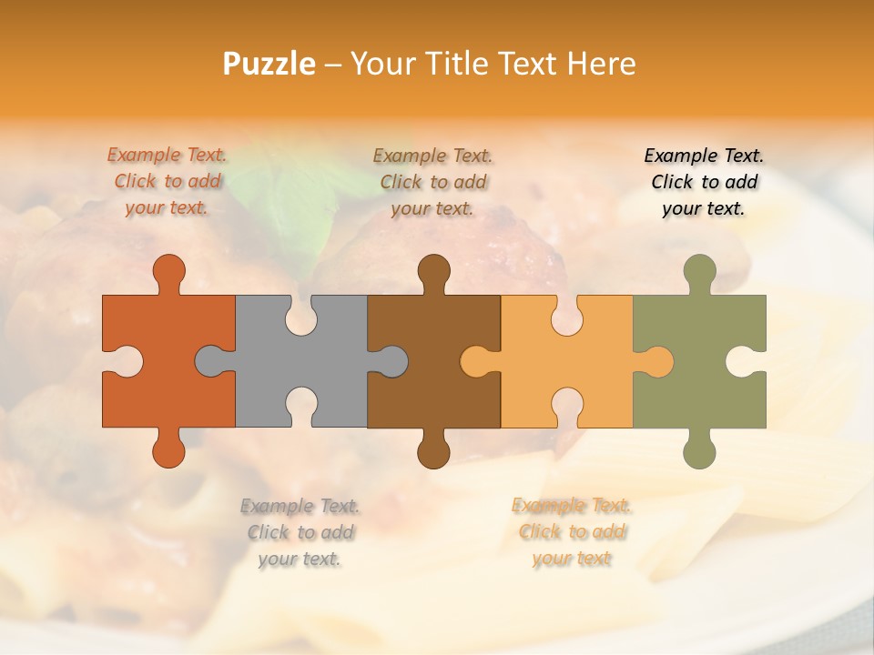 Pasta Restaurant Nobody PowerPoint Template