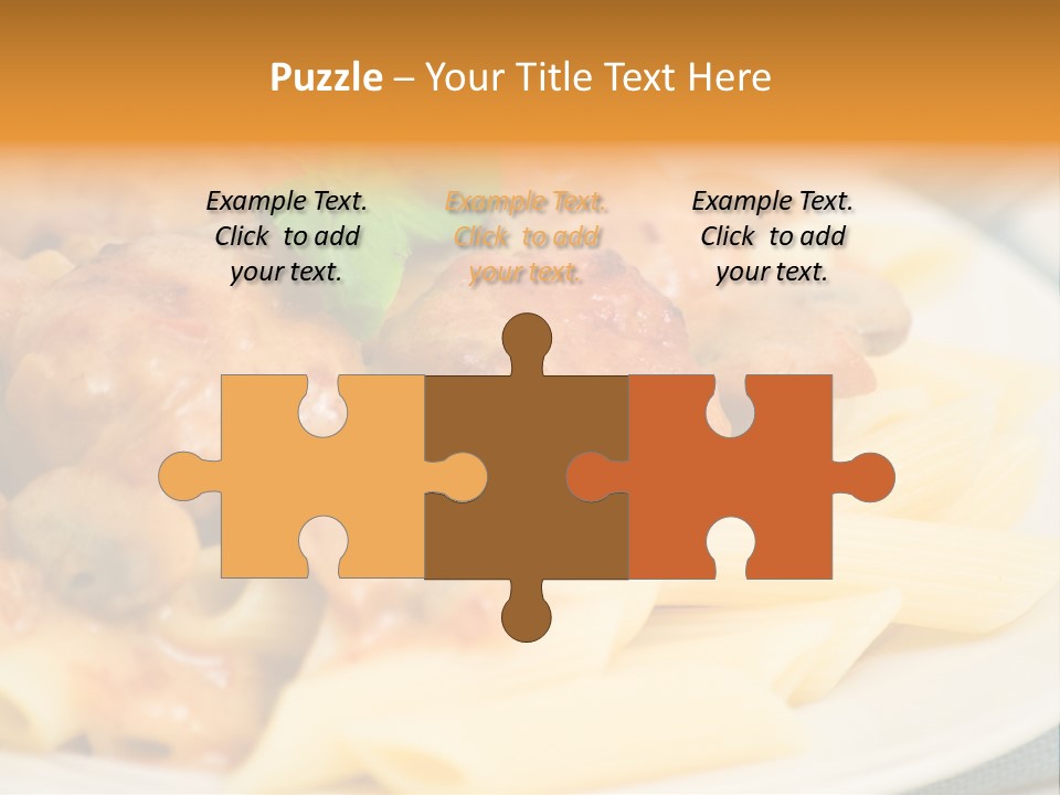 Pasta Restaurant Nobody PowerPoint Template