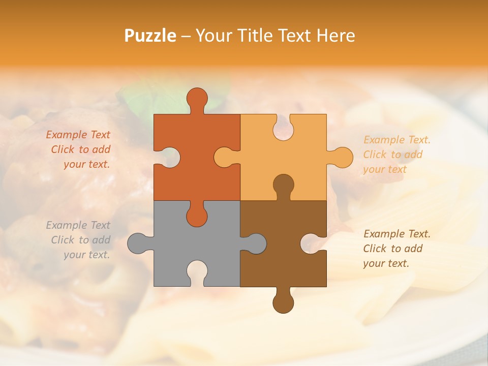 Pasta Restaurant Nobody PowerPoint Template