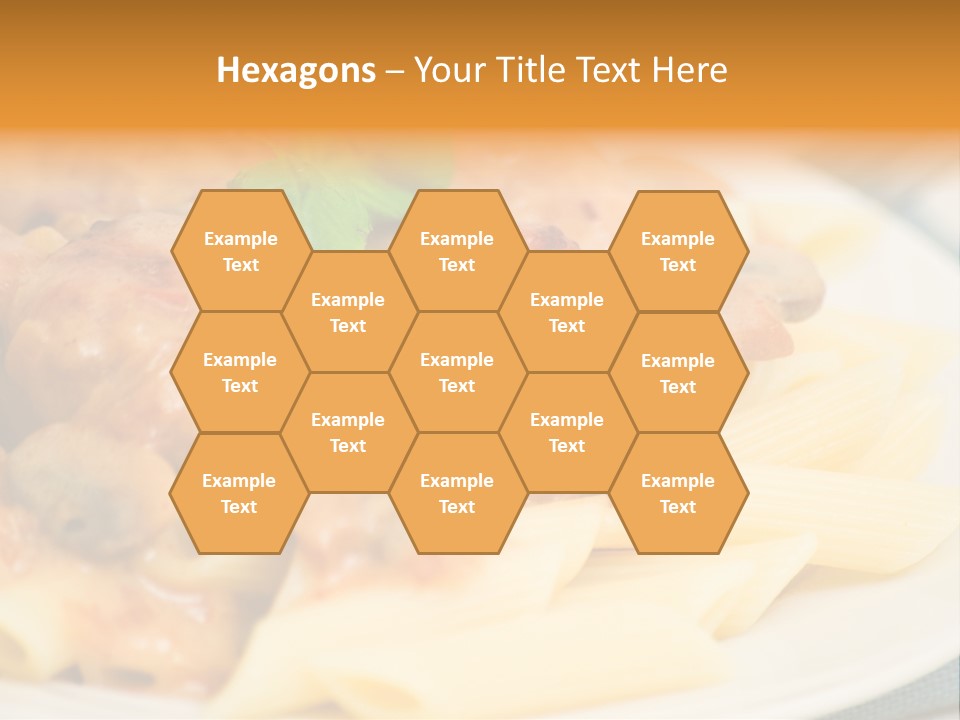 Pasta Restaurant Nobody PowerPoint Template