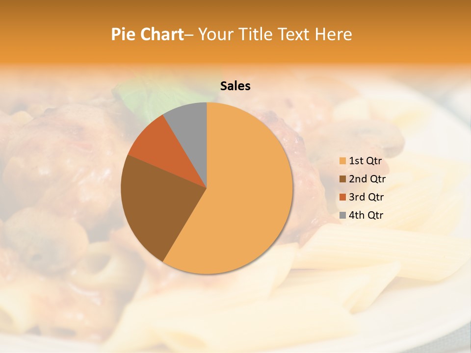 Pasta Restaurant Nobody PowerPoint Template