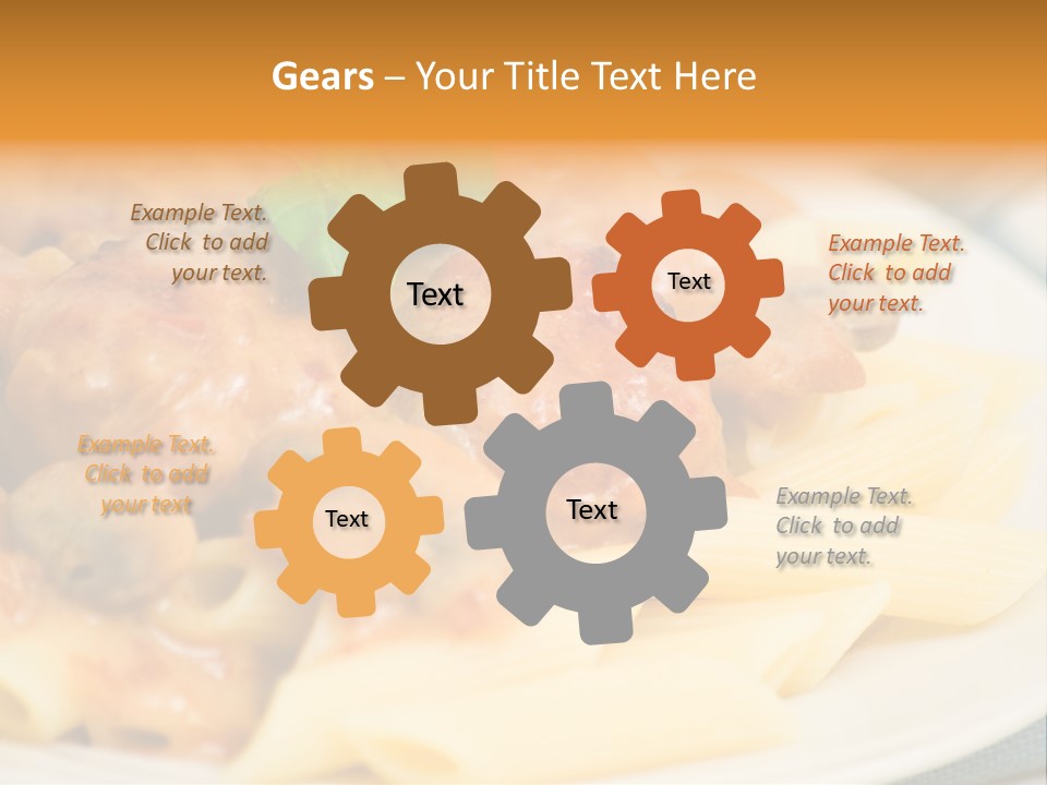 Pasta Restaurant Nobody PowerPoint Template