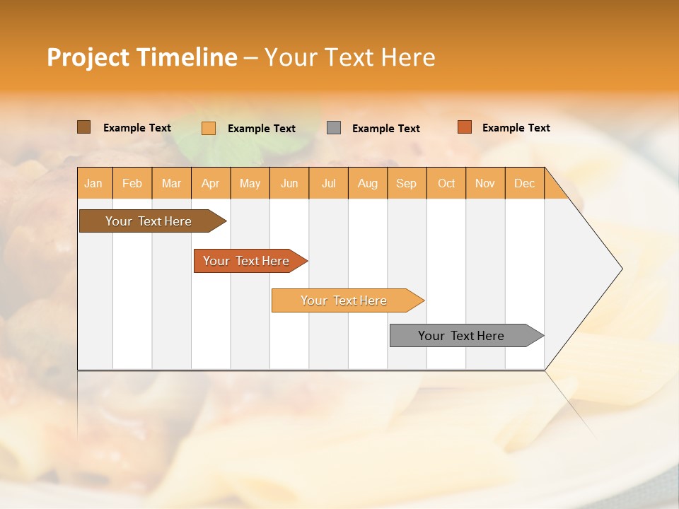 Pasta Restaurant Nobody PowerPoint Template