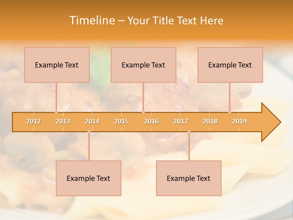 Pasta Restaurant Nobody PowerPoint Template