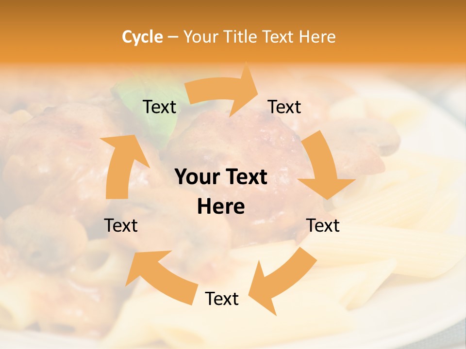 Pasta Restaurant Nobody PowerPoint Template