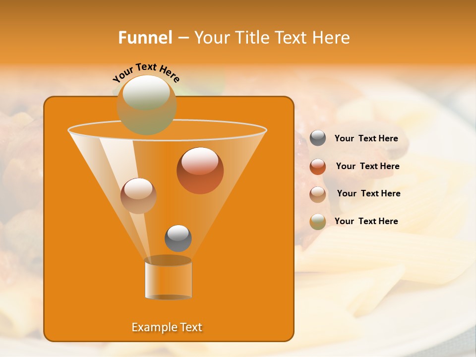 Pasta Restaurant Nobody PowerPoint Template