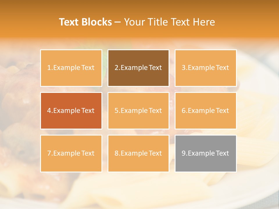 Pasta Restaurant Nobody PowerPoint Template