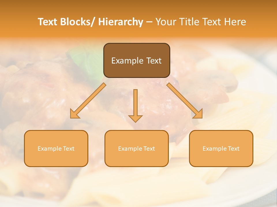 Pasta Restaurant Nobody PowerPoint Template