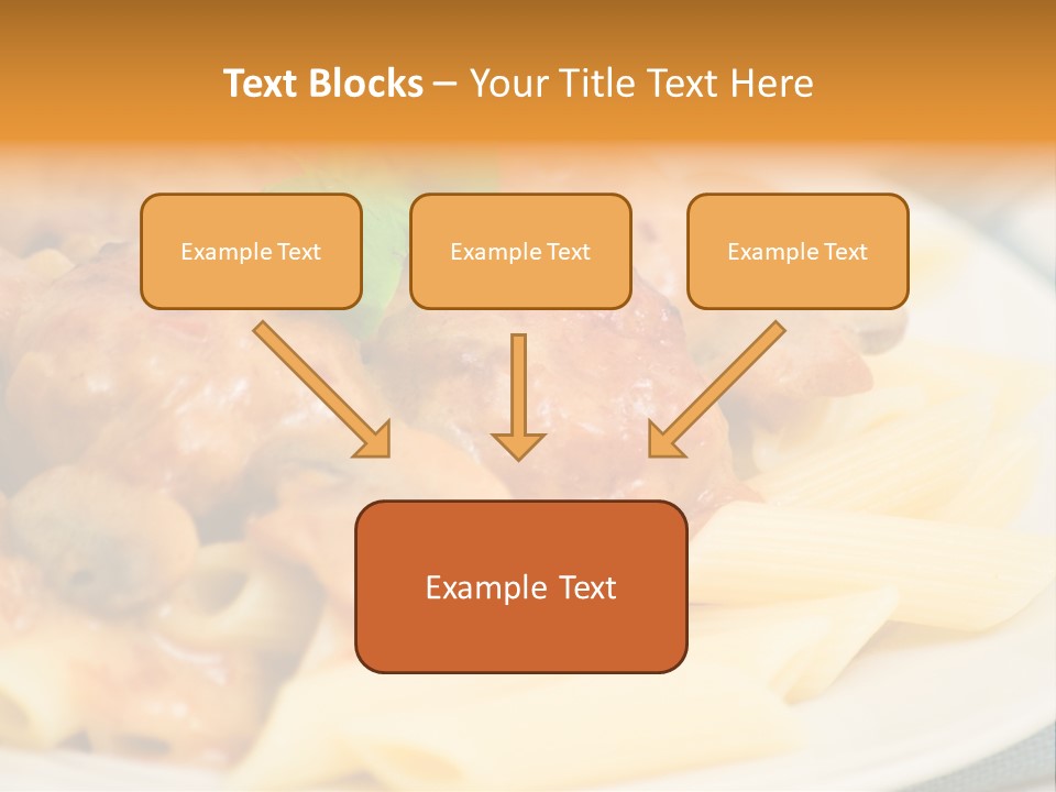 Pasta Restaurant Nobody PowerPoint Template