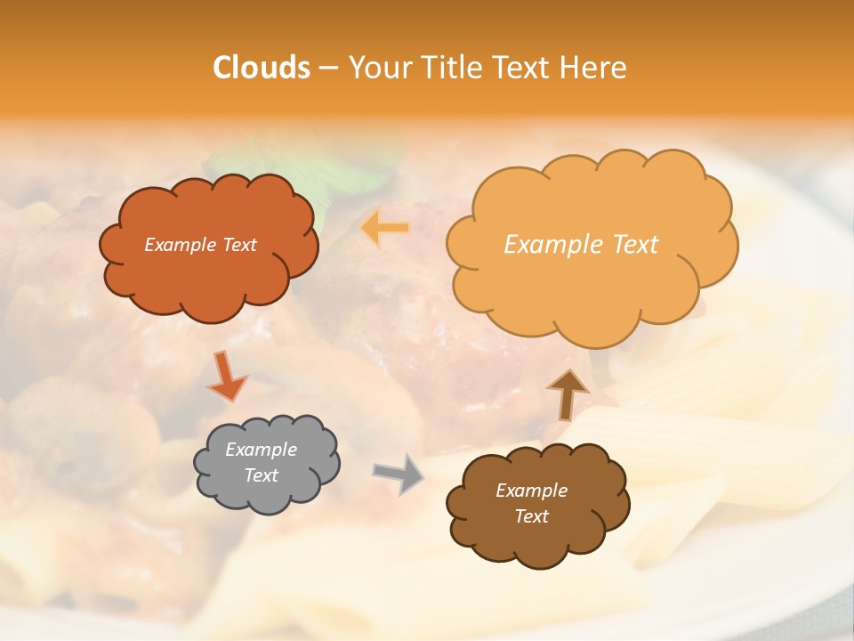 Pasta Restaurant Nobody PowerPoint Template