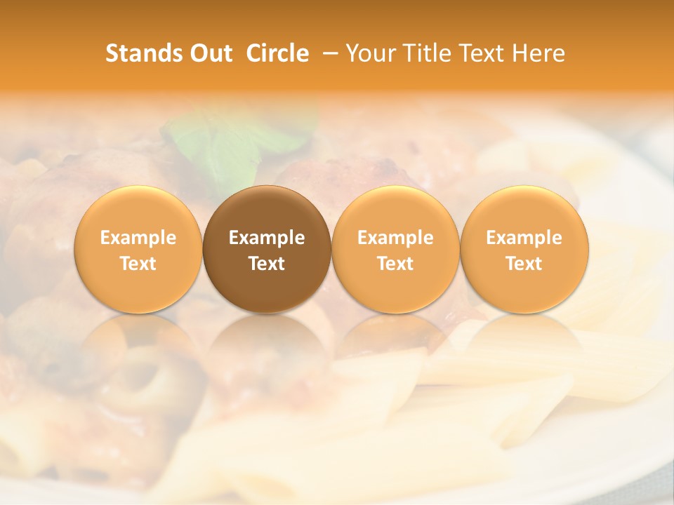 Pasta Restaurant Nobody PowerPoint Template